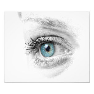 Foto Aproximação dos olhos humanos