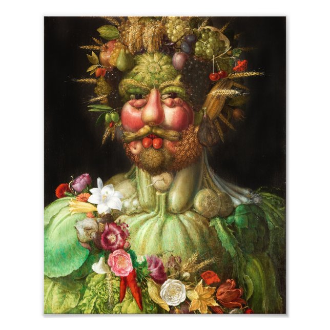 Foto Arcimboldo Rudolf II Impressão (Frente)