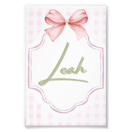 Foto Arco de Enfermeira Leah Baby Girl Personalizado