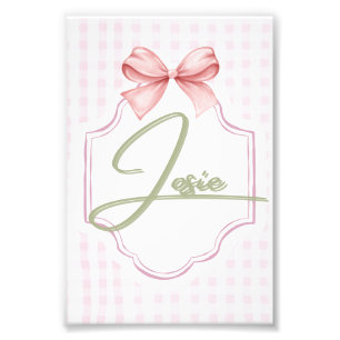 Foto Arco de Ensino Josie Baby Girl Personalizado