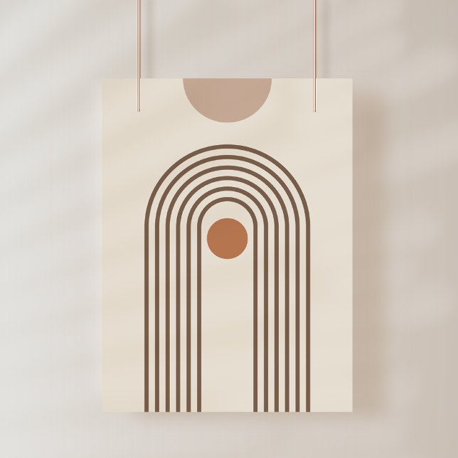 Foto Arco-íris e Sol, Arte Geométrica Abstrata Boho (Criador carregado)