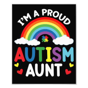 Foto Arco-íris Sou Uma Tia Orgulhosa do Autismo Conscie