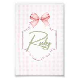 Foto Arco Personalizado de Enfermeira Ruby Baby Girl &G
