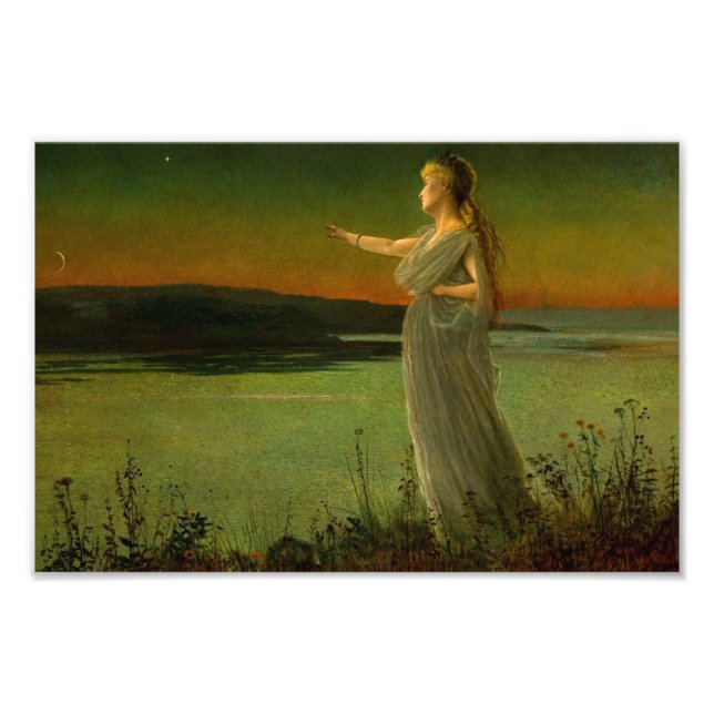 Foto Ariadne em Naxos John Atkinson Grimshaw (Frente)