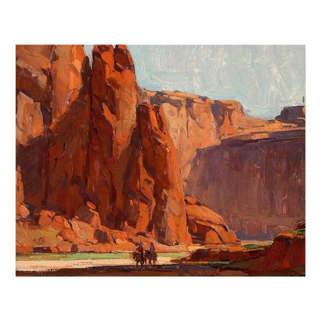 Foto "Arizona Canyon" de Edgar Payne (Frente)