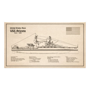 Foto ARIZONA USS - Enviar Planos de Impressão Blueprint