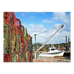 Foto Armações de Caranguejo Empilhadas e Prontas