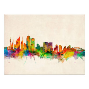 Foto Arquitectura da cidade da skyline de Sydney