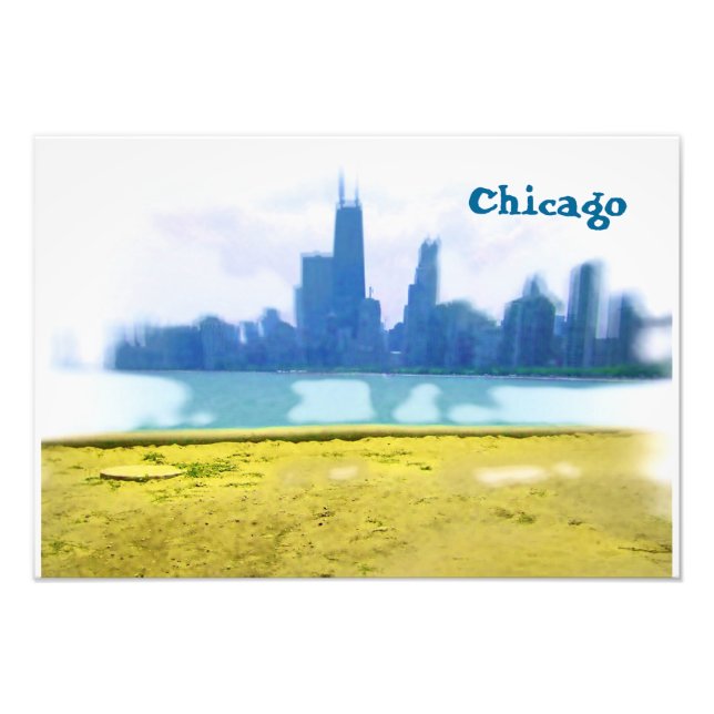 Foto Arranha-céus de Chicago pintados com aerógrafo (Frente)