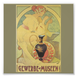 Foto Art nouveau,art deco,poster,G ABBEGG,Gewerbe Muse