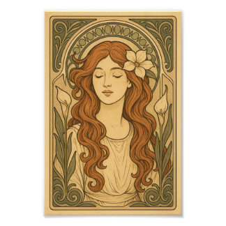 Foto Art Nouveau Estilo Mulheres Arte