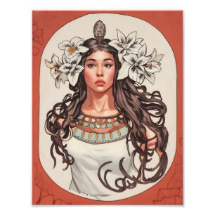 Foto Art Nouveau La Princesse Lointaine Impressão