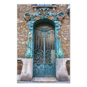 Foto Art Nouveau Paris Door Sunflower No 14 -