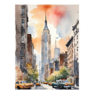 Foto Arte a aquarela de Nova Iorque