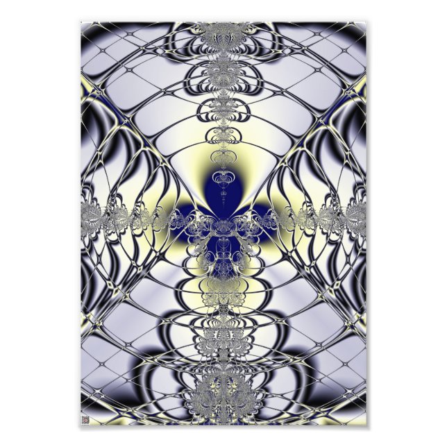 Foto Arte Abstrata da Janela Roxa (Frente)