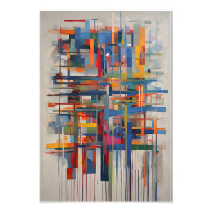 Foto Arte Abstrata Geométrica Moderna