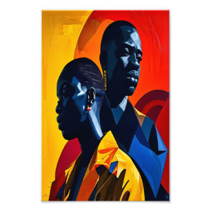 Foto Arte Abstrato Afrocêntrica Moderna