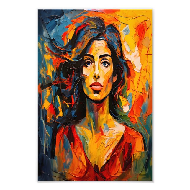 Foto Arte Abstrato de Expressionista Negrito (Frente)