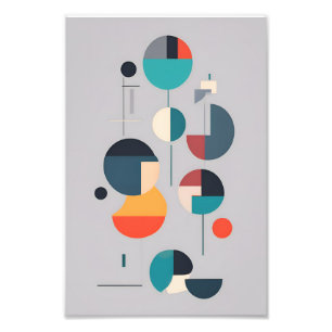 Foto Arte Abstrato Geométrica Moderna - Design minimali