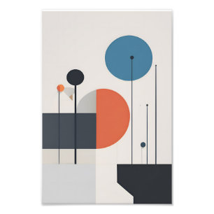 Foto Arte Abstrato Geométrica Moderna Minimalista