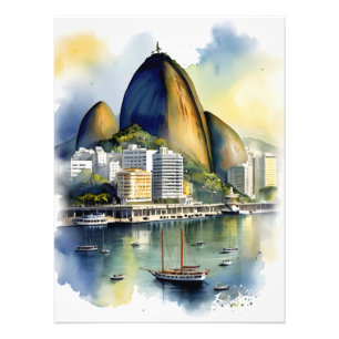 Foto Arte aquosa do Rio de Janeiro