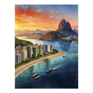Foto Arte aquosa do Rio de Janeiro