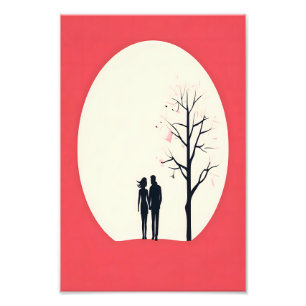 Foto Arte Casal Romântica Minimalista