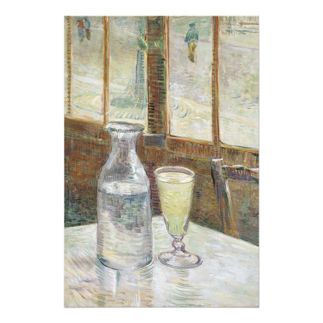 Foto Arte Clássica de Van Gogh Café Absinto Paris (Frente)