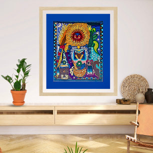 Foto Arte Colorida Sun Huichol