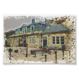 Foto Arte da Estação Ferroviária de Hebden Bridge