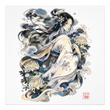 Arte da Mulher de Neve Japonesa | Yokai de Inverno