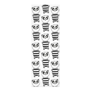 Foto Arte de Panda Preto e Branco Divertida