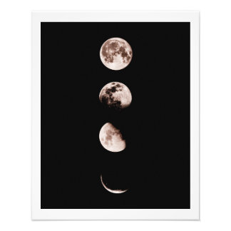 Foto Arte de Parede Fases da Lua – Decoração Celestial 