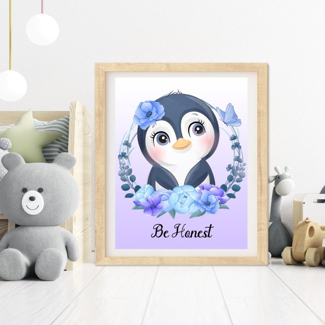 Foto Arte de Parede para Berçário Be Honest (Animal Nursery Wall Art)