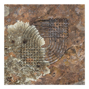 Foto Arte de Rock Geométrica Weave