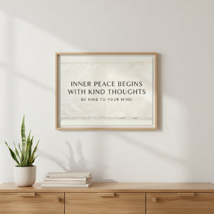 Foto Arte de Saúde Mental com Textura de Tecido Zen
