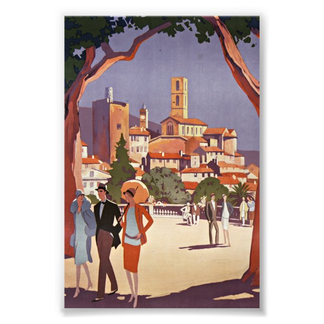 Foto Arte de Verão Vintage Grasse (Frente)