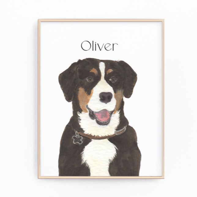 Foto Arte do Cão da Montanha Entlebucher (Criador carregado)