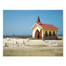 Arte do deserto, arte da igreja da praia tropical