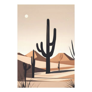 Foto Arte do deserto minimalista