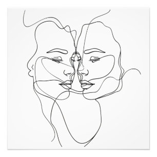 Foto Arte em Linha das Mulheres