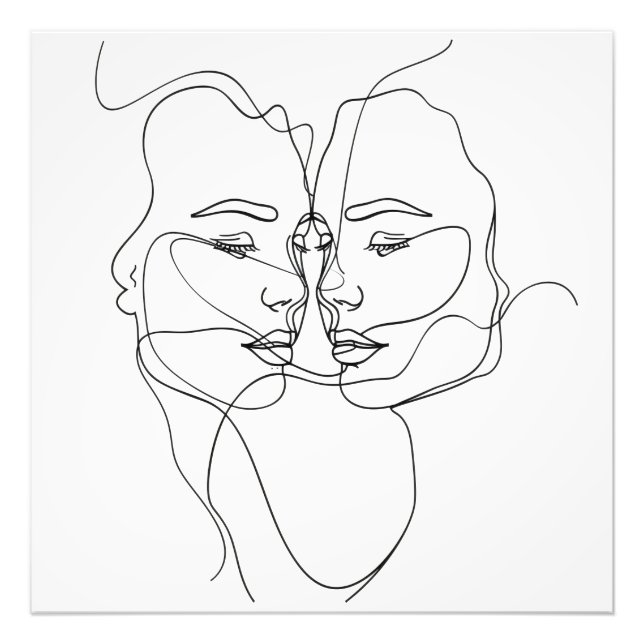 Foto Arte em Linha das Mulheres (Frente)