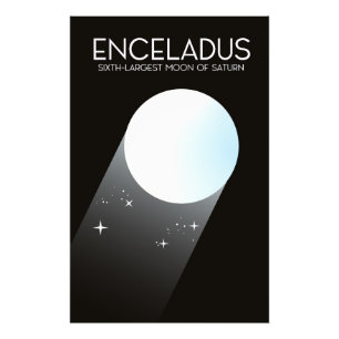 Foto Arte Espacial de Encélado.
