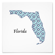 Arte estatal da Flórida em "Ocean Hues"