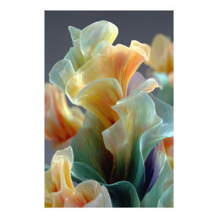 Foto Arte Fantasia Pétalas de Vidro Arco-Íris Pastel Ir
