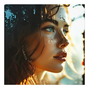 Foto Arte feminina de exposição dupla