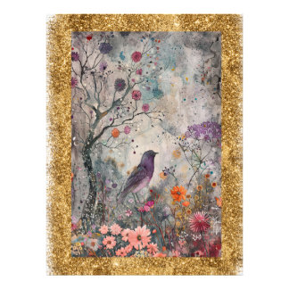 Foto *~ Arte Floral Caprichosa da Natureza AP95 Dourado