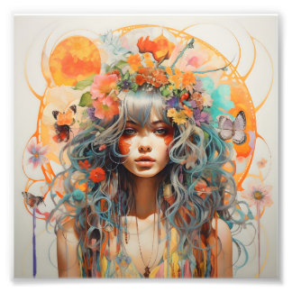 Foto Arte Floral Fantasia para Parede
