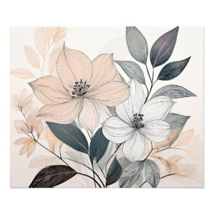 Foto Arte Floral Minimalista