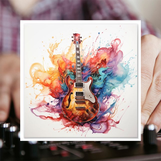 Foto Arte Fotográfica de Guitarras Salpicantes Psicodél (Criador carregado)